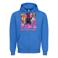 True Royal Paws For The Cure Zipper Hoodie - texasbilliewilder