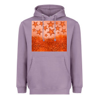 Lavender orange glitter star Heavyweight Hoodie - JahusDesignShop