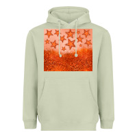 Matcha orange glitter star Heavyweight Hoodie - JahusDesignShop