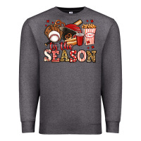 Charcoal Heather tis the season baseball Premium Sweatshirt - Jasminsmagicworld