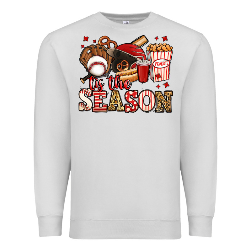 Tis The Season Baseball Premium Sweatshirt by Jasminsmagicworld | Teevron