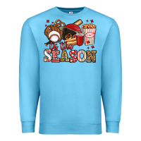 Ocean Blue tis the season baseball Premium Sweatshirt - Jasminsmagicworld