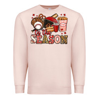 Pale Pink tis the season baseball Premium Sweatshirt - Jasminsmagicworld