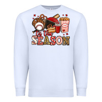 White tis the season baseball Premium Sweatshirt - Jasminsmagicworld