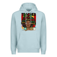 Blue Mist black woman teacher Premium Hoodie - MaliasSmallBusiness