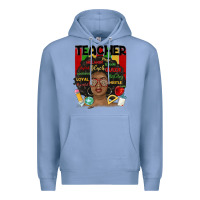 Colony Blue black woman teacher Premium Hoodie - MaliasSmallBusiness