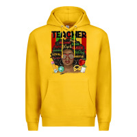 Lemon black woman teacher Premium Hoodie - MaliasSmallBusiness