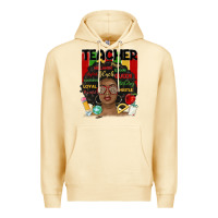 Pina Colada black woman teacher Premium Hoodie - MaliasSmallBusiness