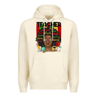 Sandshell black woman teacher Premium Hoodie - MaliasSmallBusiness