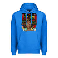 True Royal black woman teacher Premium Hoodie - MaliasSmallBusiness