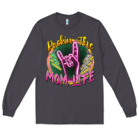 Smoke rockin' the mom life Long Sleeve Tee - Zillion Design Studio