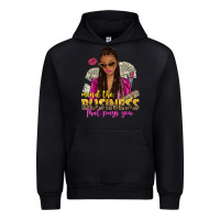 Black mind the business that pays you afro woman Urban Hoodie - NancyCooperArtShop