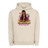 Pigment French Oak mind the business that pays you afro woman Urban Hoodie - NancyCooperArtShop