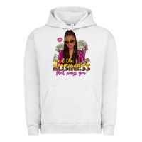 Pigment Lunar Rock mind the business that pays you afro woman Urban Hoodie - NancyCooperArtShop