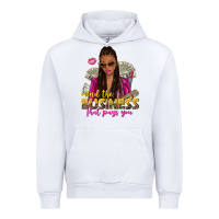 White mind the business that pays you afro woman Urban Hoodie - NancyCooperArtShop