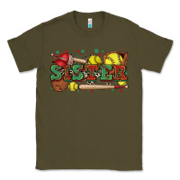 Army Green sister softball Classic Tee - Zillion Design Studio