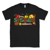 Black sister softball Classic Tee - Zillion Design Studio
