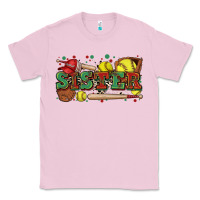 Bubblegum Pink sister softball Classic Tee - Zillion Design Studio