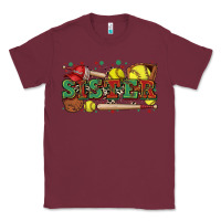 Burgundy sister softball Classic Tee - Zillion Design Studio