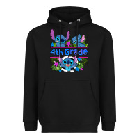 Black preview flower stitch 4 th grade Heavyweight Hoodie - AdoDesignShop