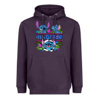 Plum preview flower stitch 4 th grade Heavyweight Hoodie - AdoDesignShop