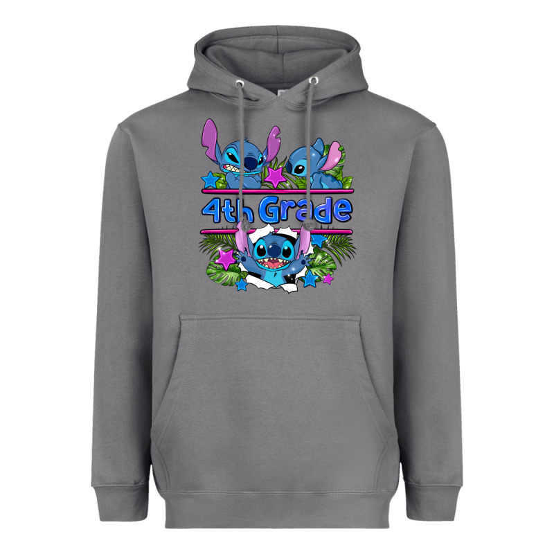 Preview Flower Stitch 4 Th Grade Heavyweight Hoodie by AdoDesignShop | Teevron