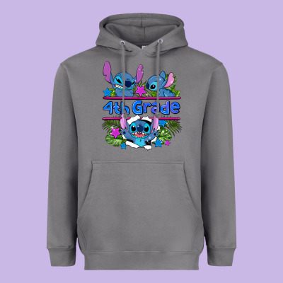 Preview Flower Stitch 4 Th Grade Heavyweight Hoodie Designed By Adodesignshop
