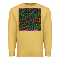 Antique Gold halloween witch symbols seamless pattern Premium Sweatshirt - BundleAndBundleShop