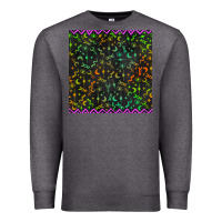 Charcoal Heather halloween witch symbols seamless pattern Premium Sweatshirt - BundleAndBundleShop