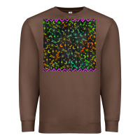 Chestnut halloween witch symbols seamless pattern Premium Sweatshirt - BundleAndBundleShop