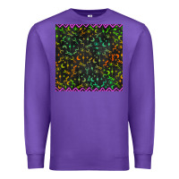 Purple halloween witch symbols seamless pattern Premium Sweatshirt - BundleAndBundleShop