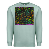 Seafoam halloween witch symbols seamless pattern Premium Sweatshirt - BundleAndBundleShop