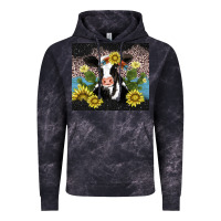Cloud Black cow cactus and sunflower Vintage Hoodie - AdoDesignShop