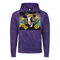 Cloud Purple cow cactus and sunflower Vintage Hoodie - AdoDesignShop