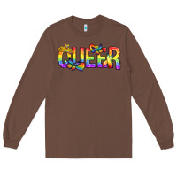 Chestnut queer pride lgbtq Long Sleeve Tee - texasbilliewilder