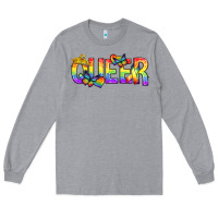 Heather Grey queer pride lgbtq Long Sleeve Tee - texasbilliewilder