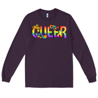 Plum queer pride lgbtq Long Sleeve Tee - texasbilliewilder