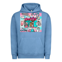Pigment Pebble Blue nurse life Urban Hoodie - NancyCooperArtShop