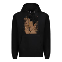 Black black woman praying Premium Hoodie - MaliasSmallBusiness