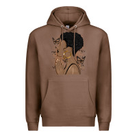 Chestnut black woman praying Premium Hoodie - MaliasSmallBusiness