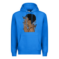 True Royal black woman praying Premium Hoodie - MaliasSmallBusiness