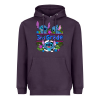 Plum preview flower stitch 3rd grade Heavyweight Hoodie - AdoDesignShop