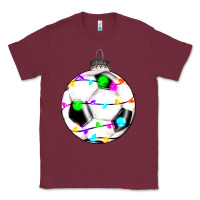 Burgundy Christmas soccer Classic Tee - RanaPortraitStore