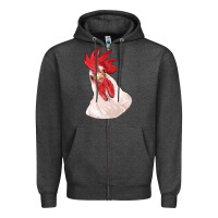 Silly Chicken Head Zipper Hoodie | Teevron