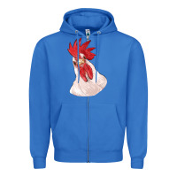 True Royal silly chicken head Zipper Hoodie - RanaPortraitStore