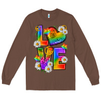 Chestnut pride love Long Sleeve Tee - texasbilliewilder
