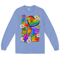 Colony Blue pride love Long Sleeve Tee - texasbilliewilder