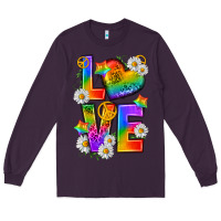 Plum pride love Long Sleeve Tee - texasbilliewilder