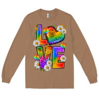 Toasted Coconut pride love Long Sleeve Tee - texasbilliewilder