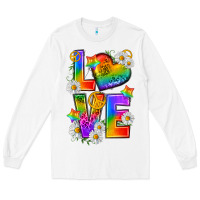 White pride love Long Sleeve Tee - texasbilliewilder